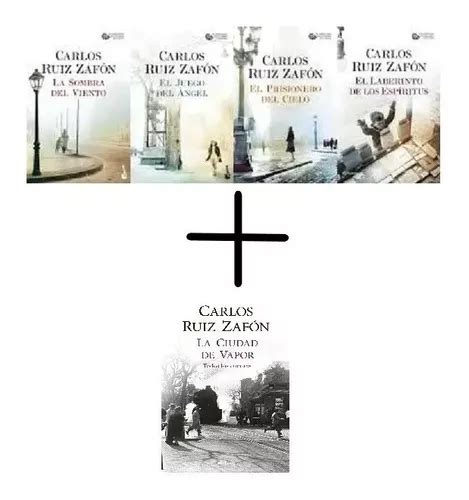 Saga Sombra Del Viento Carlos Ruiz Zafón 5 Libros Envío gratis