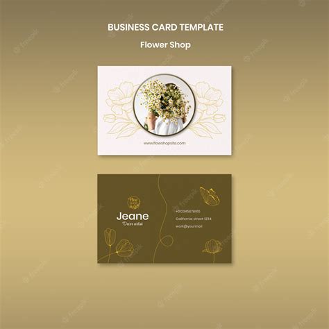 Flower shop business card – Stokverse