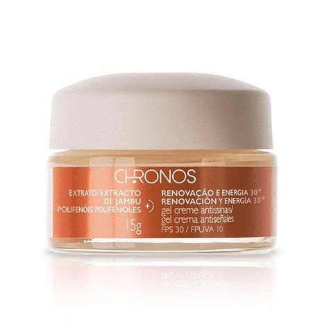 Gel crema antiseñales renovacion y energia 30 día 15g Chronos Natura