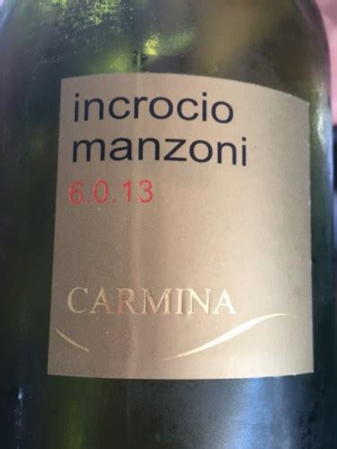 Carmina Incrocio Manzoni Vivino US