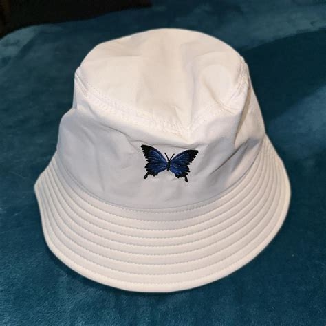 Royal Blue Bikini And White Butterfly Bikini Bucket Depop
