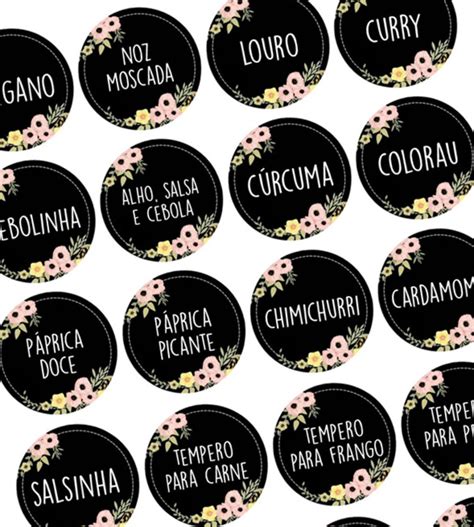 20 Etiquetas Personalizadas Para Temperos E Condimentos No Elo7