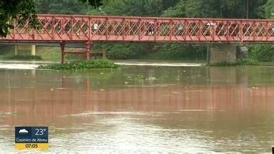 Bom Dia Rio Nível do rio Paraíba do Sul está um metro e meio acima do