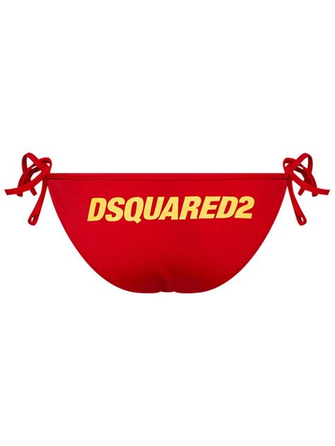 Dsquared Underwear Bikini Unterteil D B Rot Modivo At