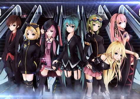 Anime Vocaloid Megurine Luka Megpoid Gumi Hatsune Miku Yuzuki