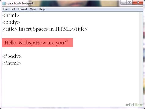 Ways To Insert Spaces In Html Wikihow Blog Love Insert Social