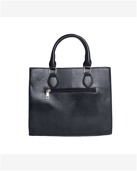 Riachuelo Bolsa Feminina Alnisa Tote Texturizada M Dia Preto