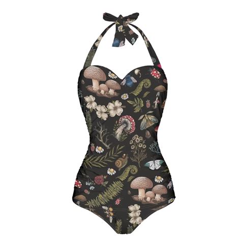 Stuoarte Aesthetic One Piece Bathing Suit For Girls Female Sexy V Neck