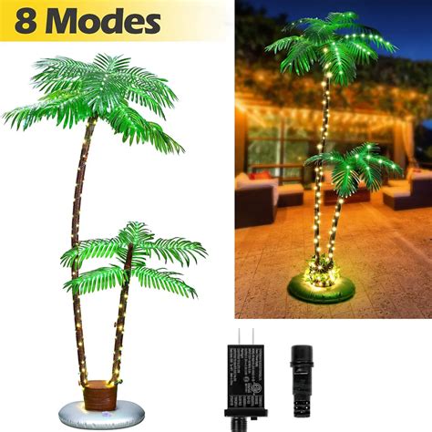 Lighted Palm Tree Decoration For Christmas Shelly Lighting