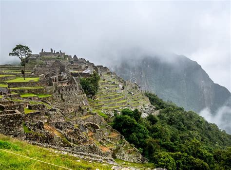 Ancient City Of Machupicchu Stock Image Image Of Cusco Rainforest