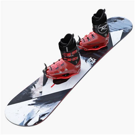 D Snowboard Equipment Model