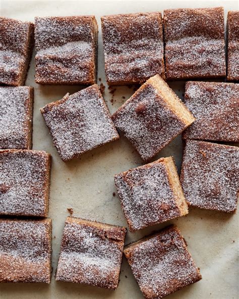 Apple Cider Doughnut Blondies Recipe The Kitchn