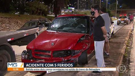 Acidente Deixa 5 Feridos Na Mgc 356 Em Bh Mg1 G1