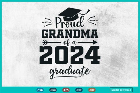 Proud Grandma Class Of Svg Graphic By Exsvg Creative Fabrica