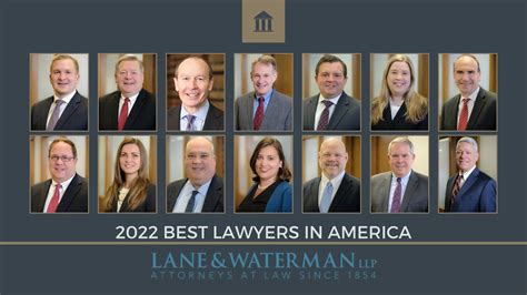 L W Attorneys Named In The Best Lawyers In America Lane Waterman Llp