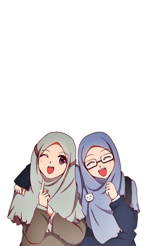 Gambar Kartun Muslimah Sahabat Berdua 1 Milera Unbah