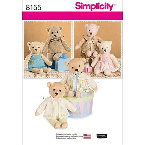 Kwik Sew Teddy Bear Pattern Free Patterns