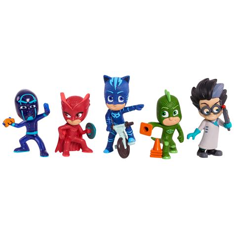 Pj Masks Just Play Collectible 5 Piece Figure Setcatboy Owlette