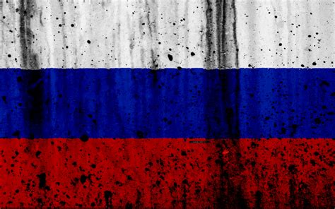 Download wallpapers Russian flag, 4k, grunge, flag of Russia, Europe ...