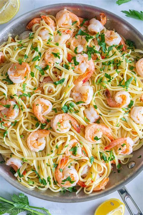 Easy Shrimp Linguine Recipe