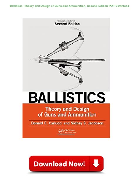 Ballistics Theory And Design Of Guns And Ammunition Second Edition Pdf