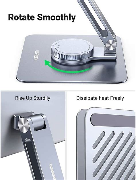 Ugreen Adjustable Laptop Stand Foldable Rotating Computer