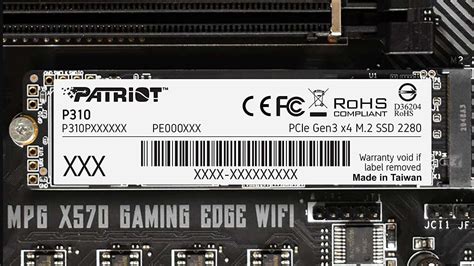 SSD NVMe Patriot P310 de 1 92 TB más barato que nunca