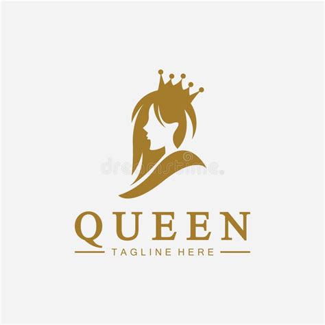 Beautiful Face Queen Icon Logofor Queen Logobeauty Woman Hair Salon