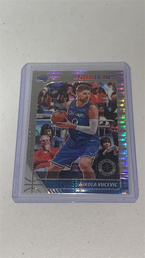 Nba Hoops Premium Stock Nikola Vucevic Silver Pulsar Prizm