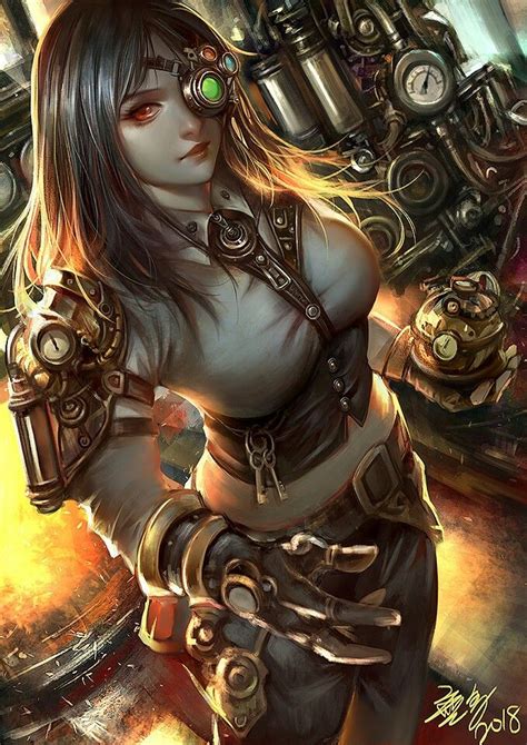 Pin By Y U On Clothes With Images Steampunk Characters Fantasy Art