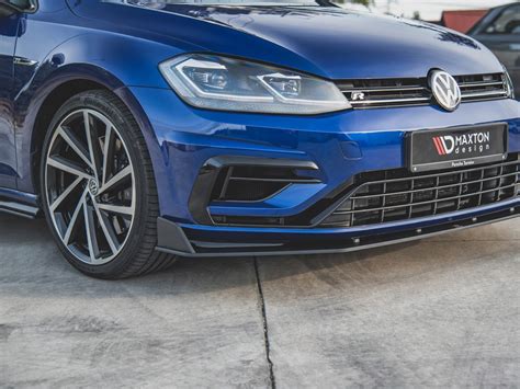 Maxton Racing Front Splitter V Vw Golf R R Line Facelift Maxton