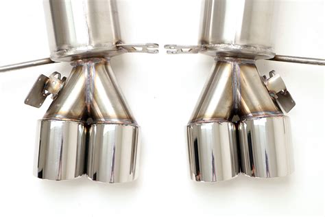 Chevy C Corvette Z Bullet Prt Axle Back Exhaust System Round Tips