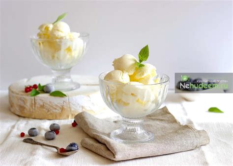 Ванильное мороженое из трёх ингредиентов | Десерты, Ванильное мороженое ...