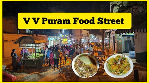 Must try vv puram food street Bangalore Walk தமழ Place to Best