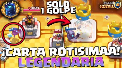 SUPER MINI PEKKA LEGENDARIO CARTA ROTISIMA CLASH ROYALE YouTube