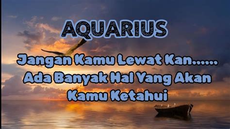 Aquarius Jangan Kamu Lewat Kan Ada Banyak Hal Yang Akan Kamu