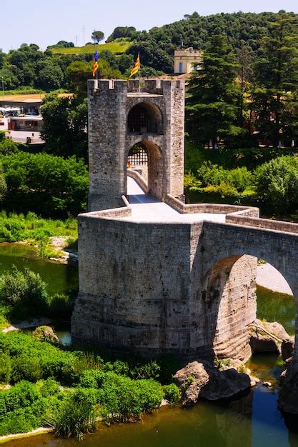 Free Photo | Medieval bridge with gate tower