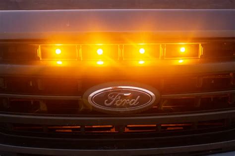 21 24 F150 Lariat Grille Caw Raptor Style Amber Grille Lights 2021 Lr