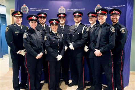 Eight Constables Sworn Into Gsps Including Two Couples Sudbury News