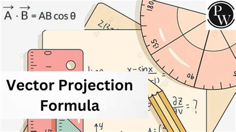 Vector Projection Formula, Dot Product, Calculation