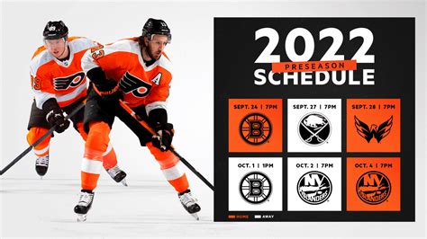 Flyers Announce Preseason Schedule For 2022 23 Season Philadelphia Flyers