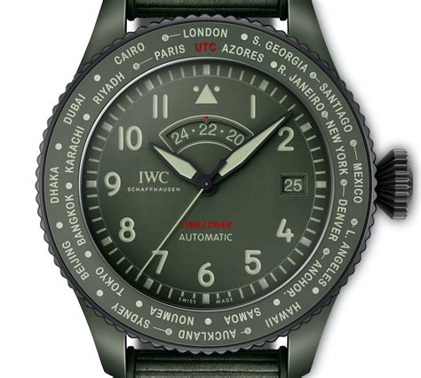 Iwc Timezoner Top Gun Woodland Avis Fonctionnement Prix