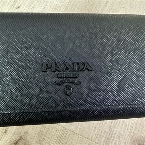 Authentic Prada Large Saffiano Leather Wallet Bl Gem