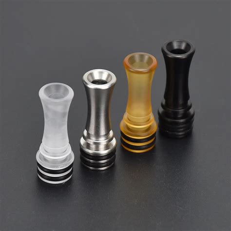 510 Drip Tip Cigarette Accessory Heat Resistance 510 Mtl Drip Tip 316ss Pei Pc Material