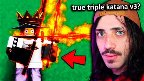 A Nova Authentic Triple Katana Flamenjante No King Legacy Youtube