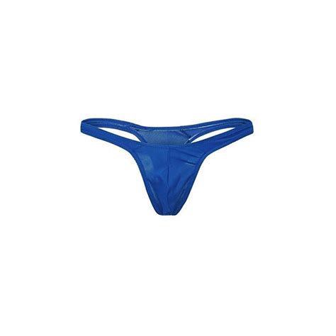 Riou Intimo Uomo Sexy Hot Slip Con Sospensorio Perizoma Elasticizzato Ultra Sottile G Stringa