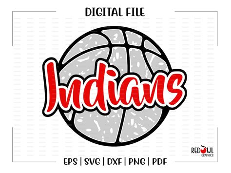 Basketball Svg, Indian Basketball Svg, Indian, Indians, Basketball, Svg ...