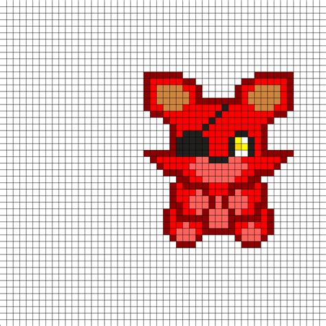 Foxy Plush By Yummykittens On Kandi Patterns Perler Patterns Perler