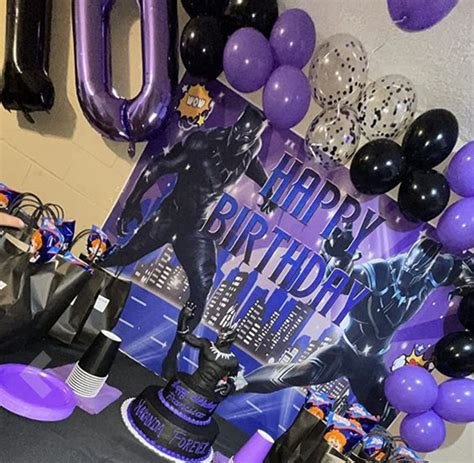 7 Ideas de Decoracion Cumpleaños de Black Panther decoracion para fiestas