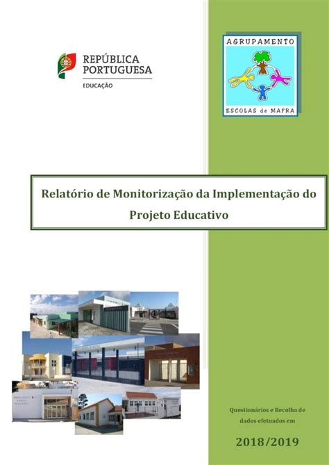 PDF Relatório de Monitorização da Implementação do Projeto